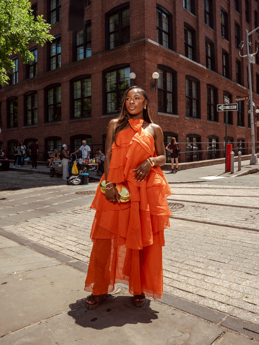 Orange Bloom Dress