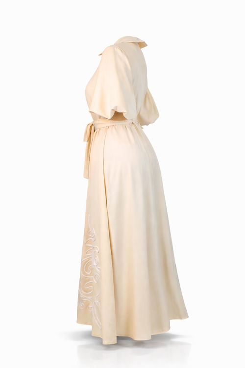 Adar Apricot Dress