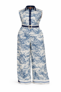 Kairos Blue Jumpsuit Plus