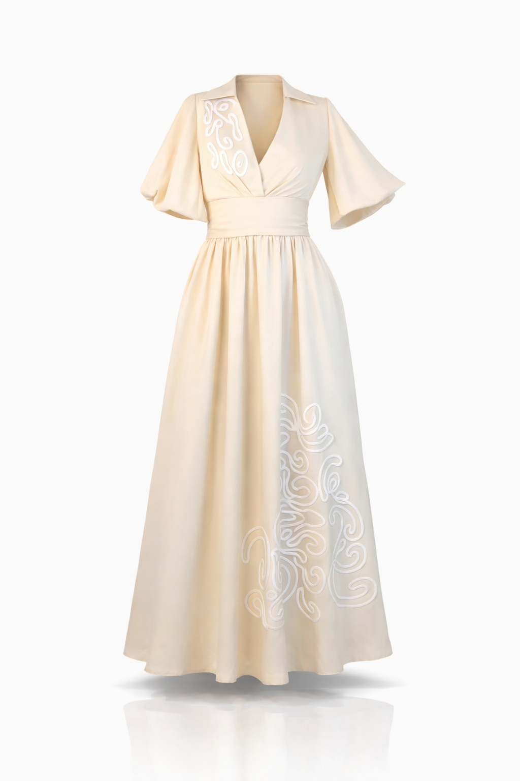 Adar Apricot Dress